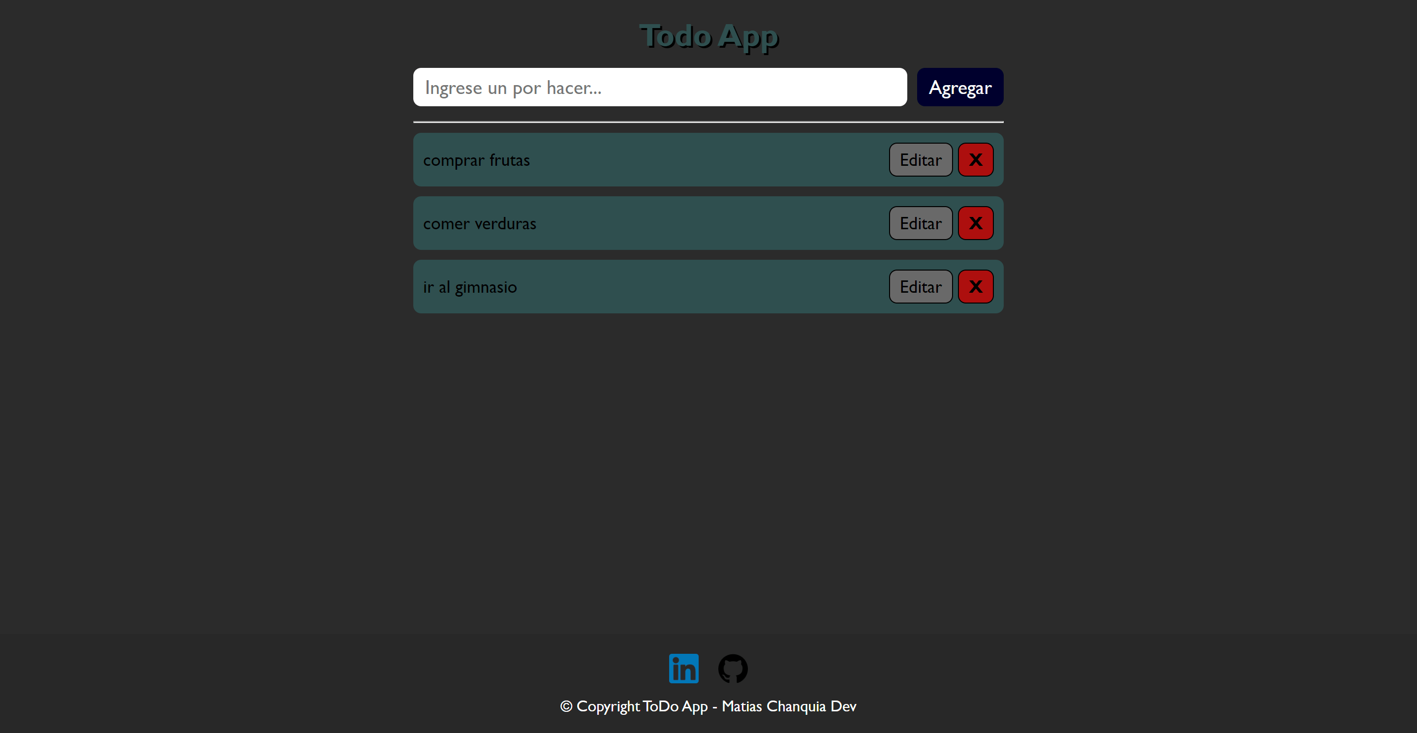 todo app